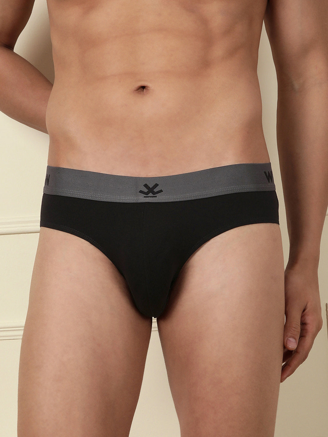Black Comfort Stretch 1-Pack Brief