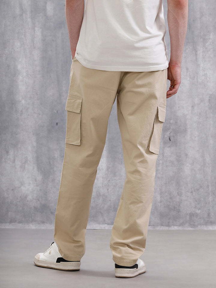 Solid Straight Fit Jeans | Off White