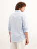 Classic Slim Fit Striped Shirt | Light Blue