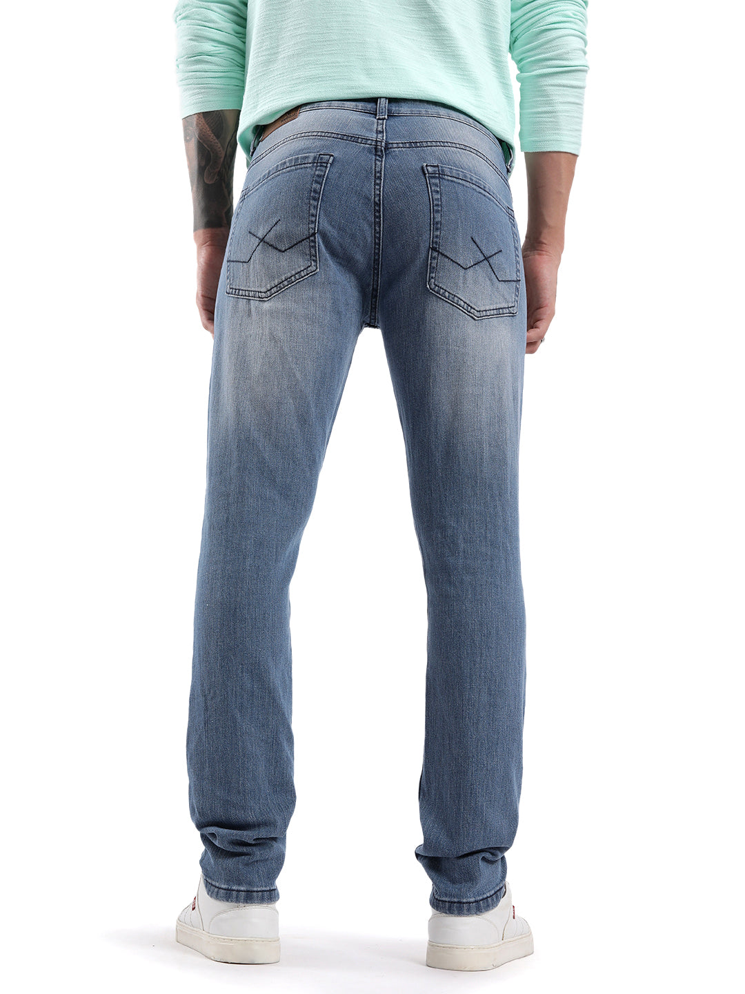 Medstone Blue Faded Classic Jeans