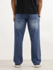 Faded Anti Fit Denim Jeans | Blue