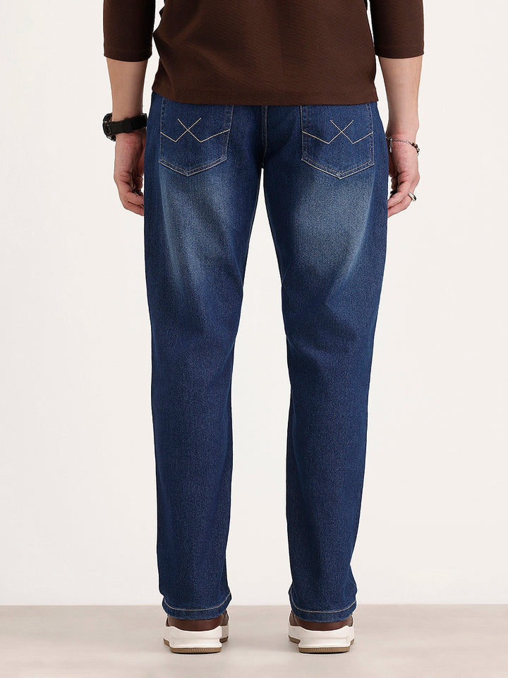 Relaxed Fit Denim Jeans | Light Blue