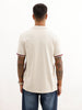 Classic Colour Block Polo T-Shirt | Beige