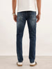 Washed Slim Fit Denim Jeans | Blue
