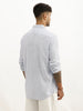 Classic Slim Fit Striped Shirt | Blue