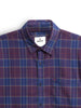 Twill Wine Checked Shirt