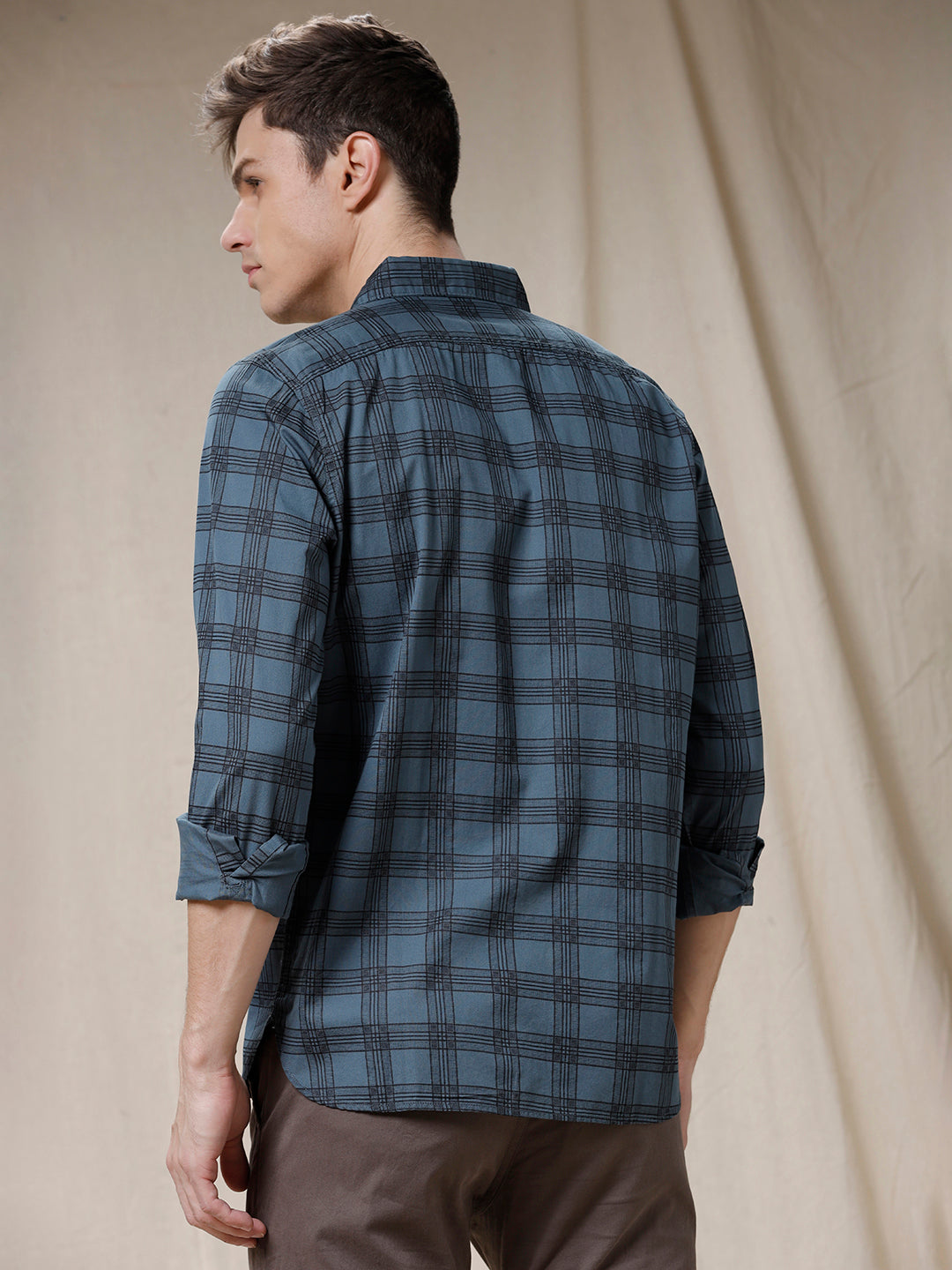 Checks & Lines Cotton Shirt