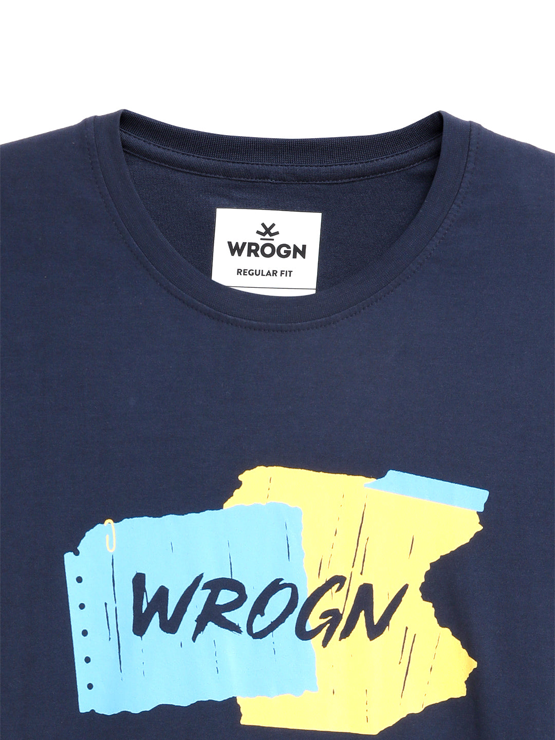 Navy Classic Printed T-Shirt