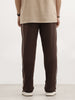 Regular Fit Double Stripe Jogger | Brown