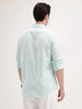 Slim Fit Striped Shirt | Green