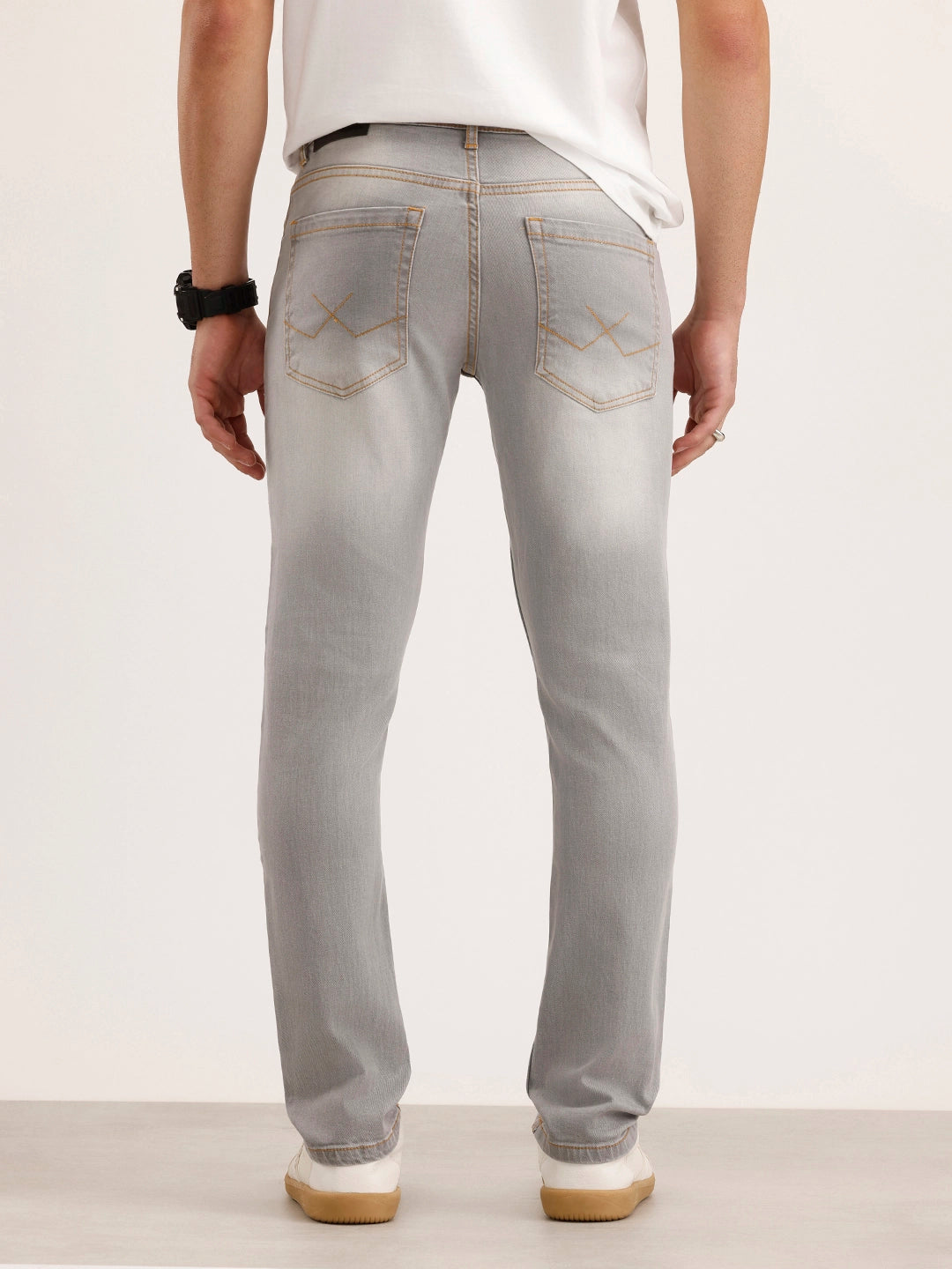 Slim Fit Denim Jeans | Grey