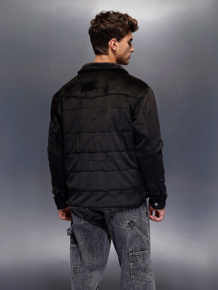 Men's Casual Oversized Jacket  | Black