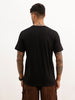 Slim Fit Placement Printed T-Shirt | Black
