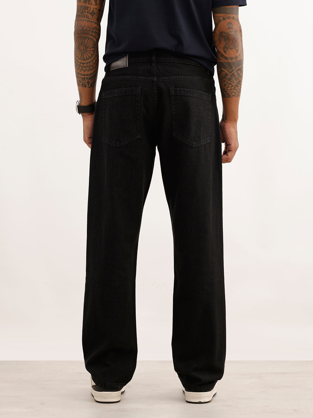 Solid Anti Fit Denim Jeans | Charcoal | WJN0200AT2187S