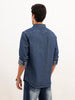 Solid Regular Fit Full Sleeve Shirt | Blue