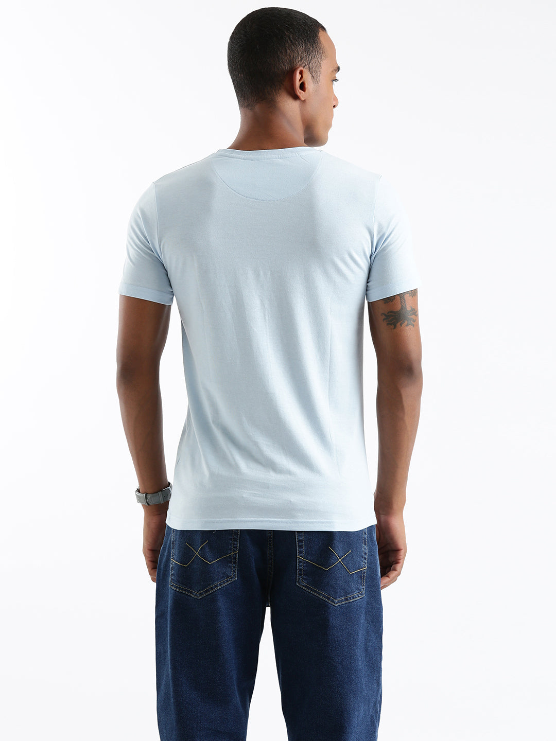 Basic Raw Print T-Shirt