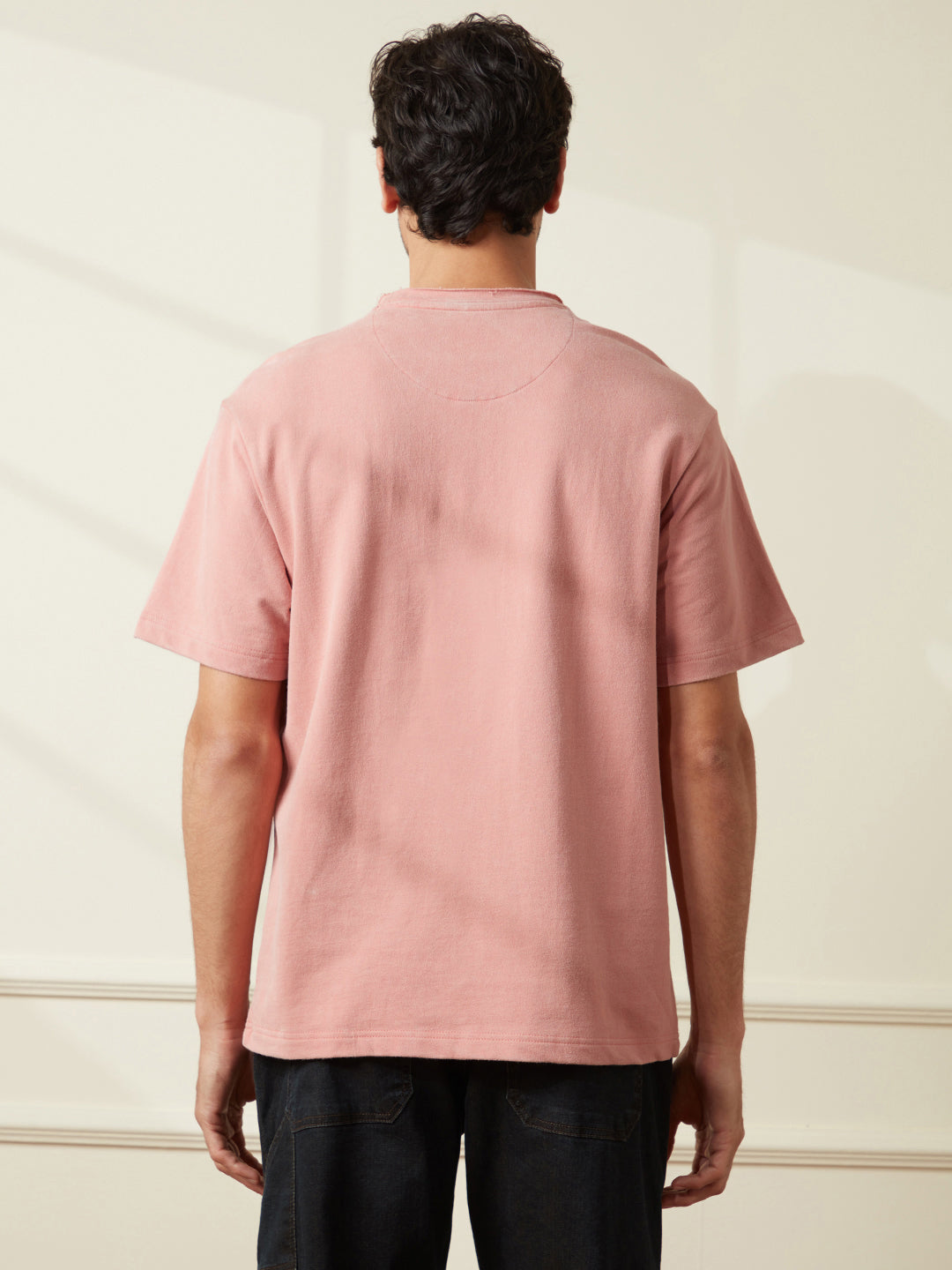 Logo Blur Washed Pink T-Shirt