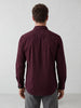 Solid Slim Fit Full Sleeve Shirt | Wine
