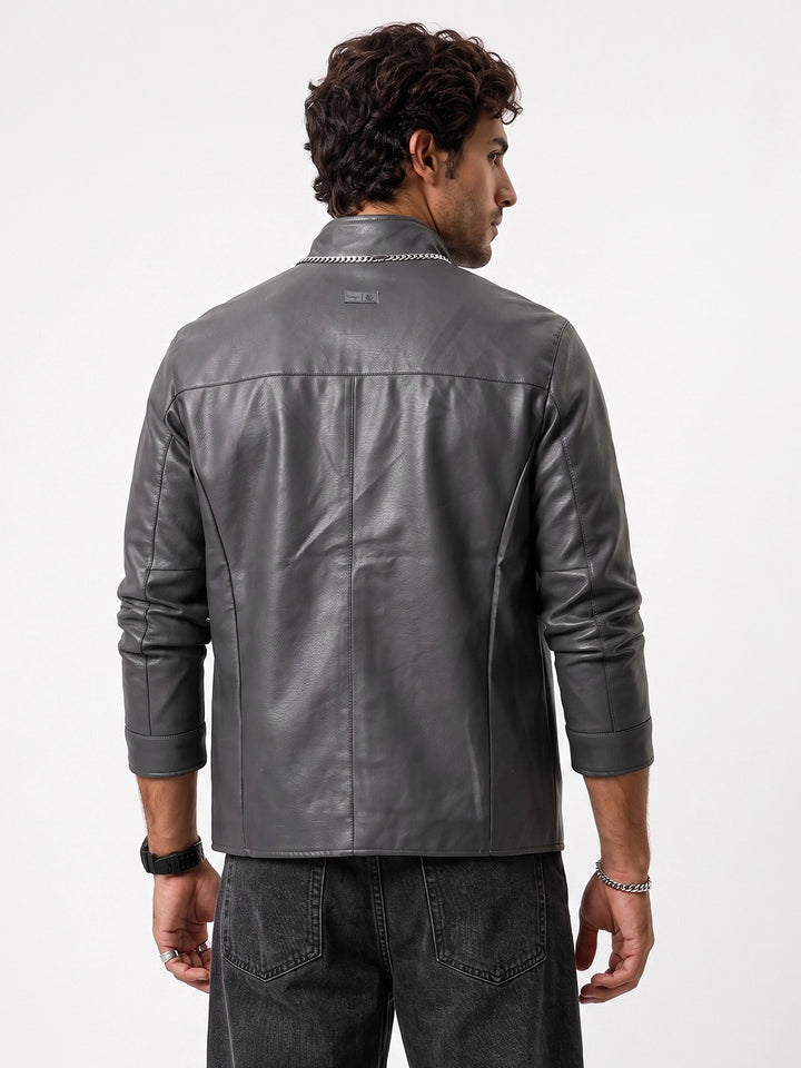 Classic Regular Fit Double Pocket Jacket | Grey