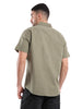 Short Sleeve Olive Green Shirt