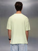 Solid Textured Regular Fit T-Shirt   |  Light Green