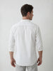 Solid Full Sleeve Shirt | White