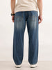 Faded Loose Fit Denim Jeans  | Light Blue