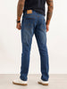 Washed Slim Fit Denim Jeans | Dark Blue