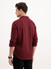 Solid Regular Fit Shirt | Maroon