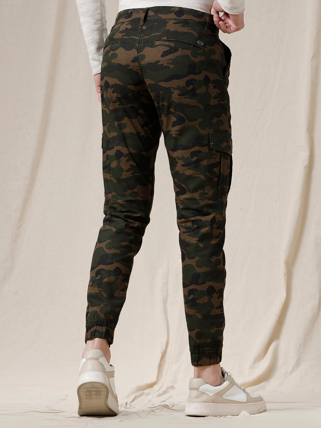 Olive Camo Cargo Jogger