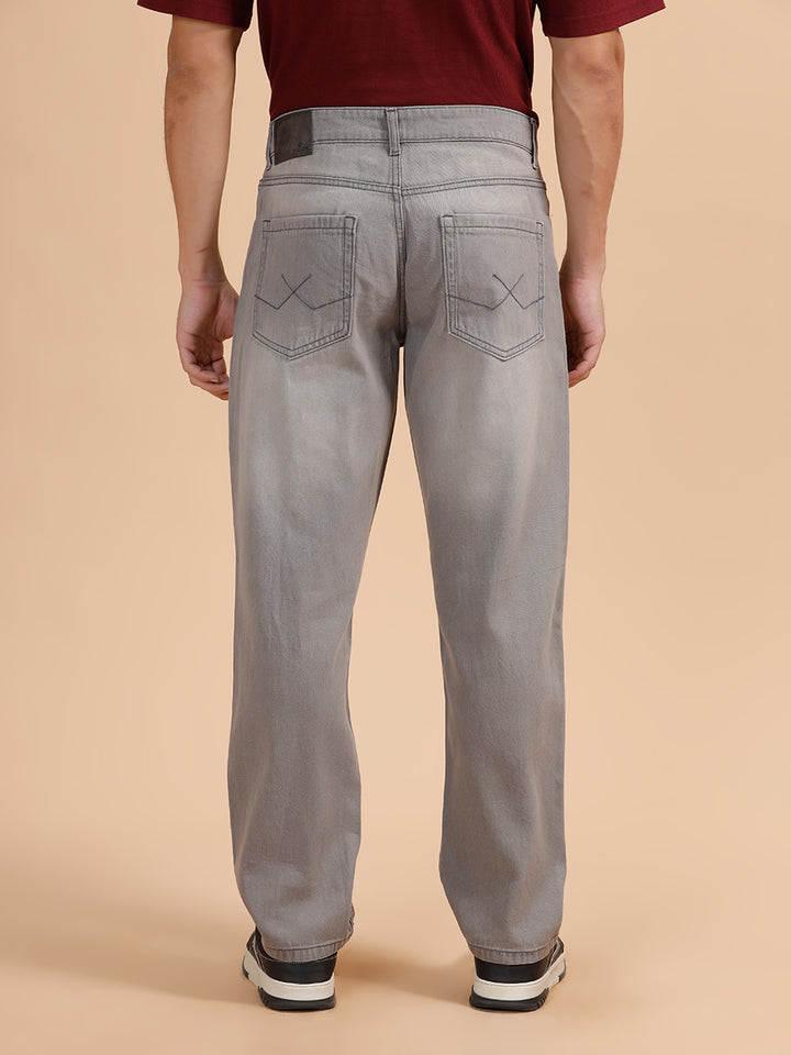 Heavy Fade Anti Fit Jeans| Grey