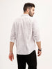 Textured Regular Fit AOP Shirt | Grey