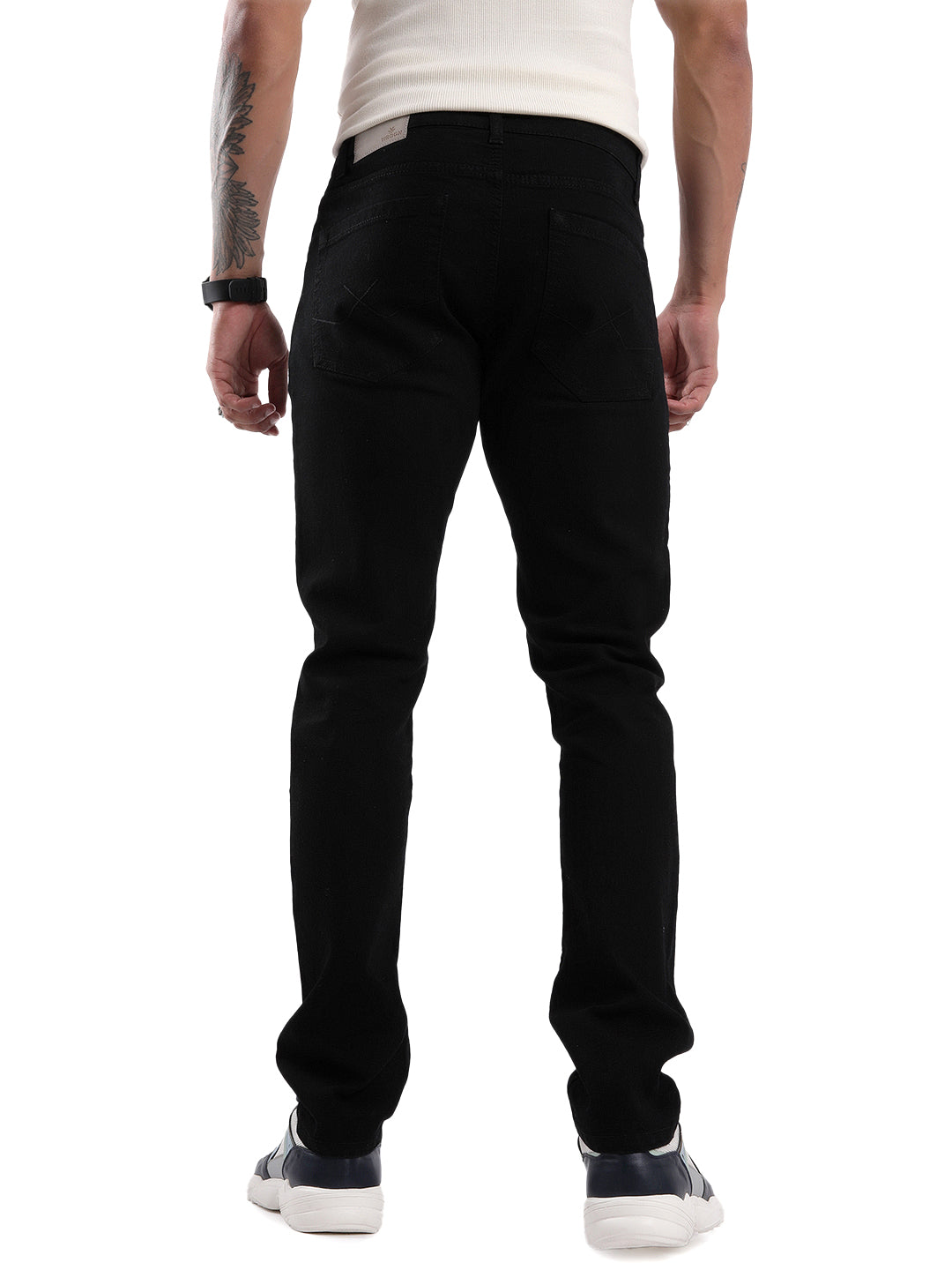 Urban Black Five Pocket Denim Jeans