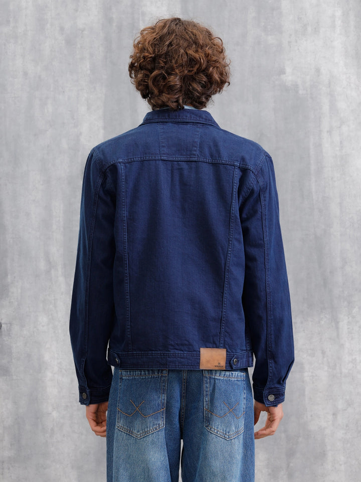 Classic Double Pocket Denim Jacket | Blue