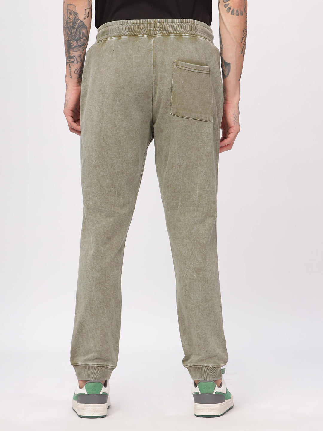 Olive Fade Drawstring Jogger