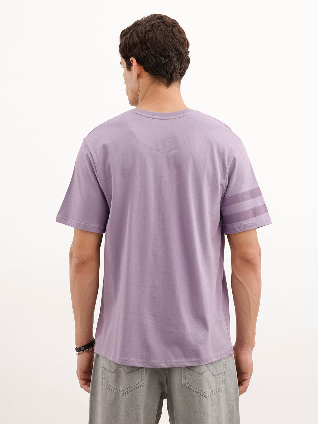 Comfort Fit HD Printed T-Shirt  | Purple
