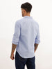 Regular Fit Checkered Full Sleeve Shirt | Blue | WWSH9200F