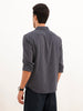Regular Fit Full Sleeve Striped Shirt | Navy Blue