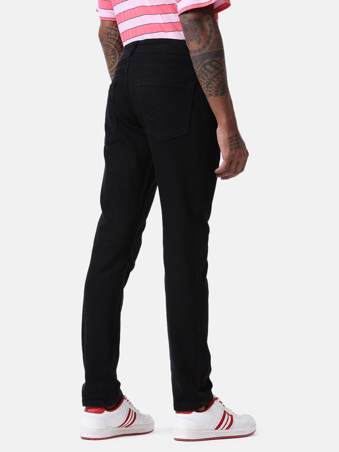 Black Classic Five Pocket Jeans