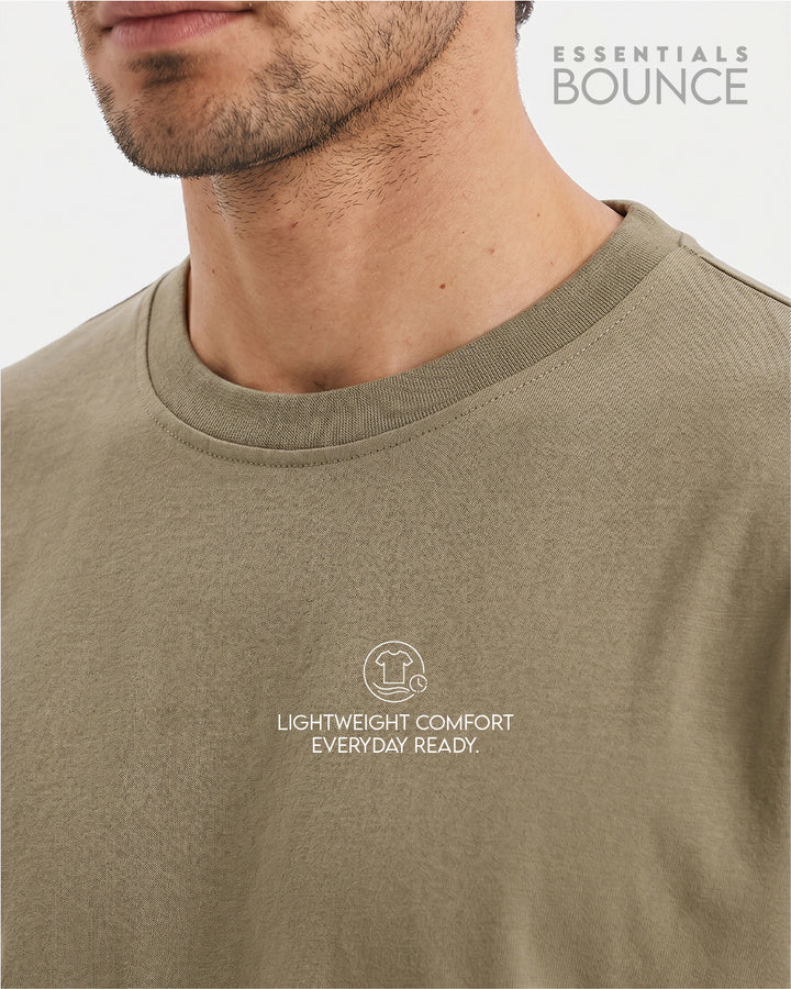 No Brainer Bounce Oversized T-Shirt | Essential | Olive