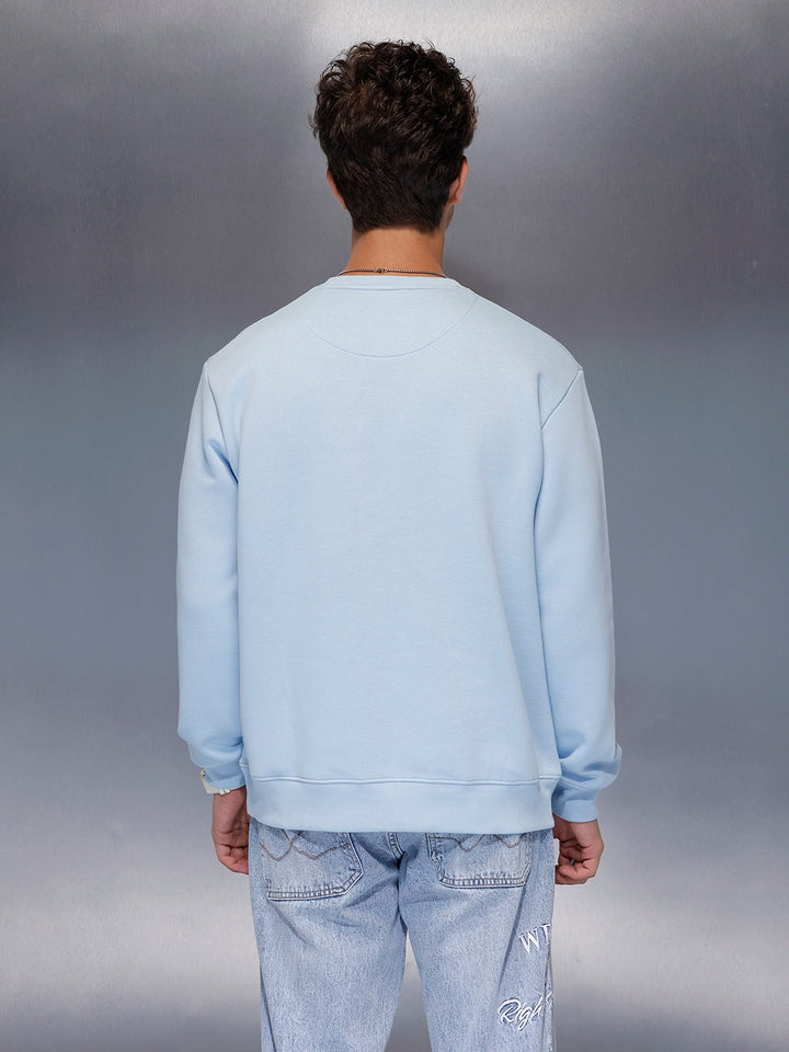 Essential Pastel Crewneck Sweatshirt | Light Blue