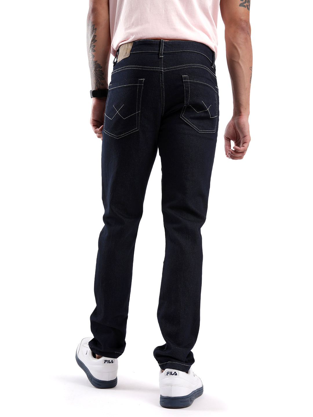 Elite Dark Blue Twill Denim Jeans