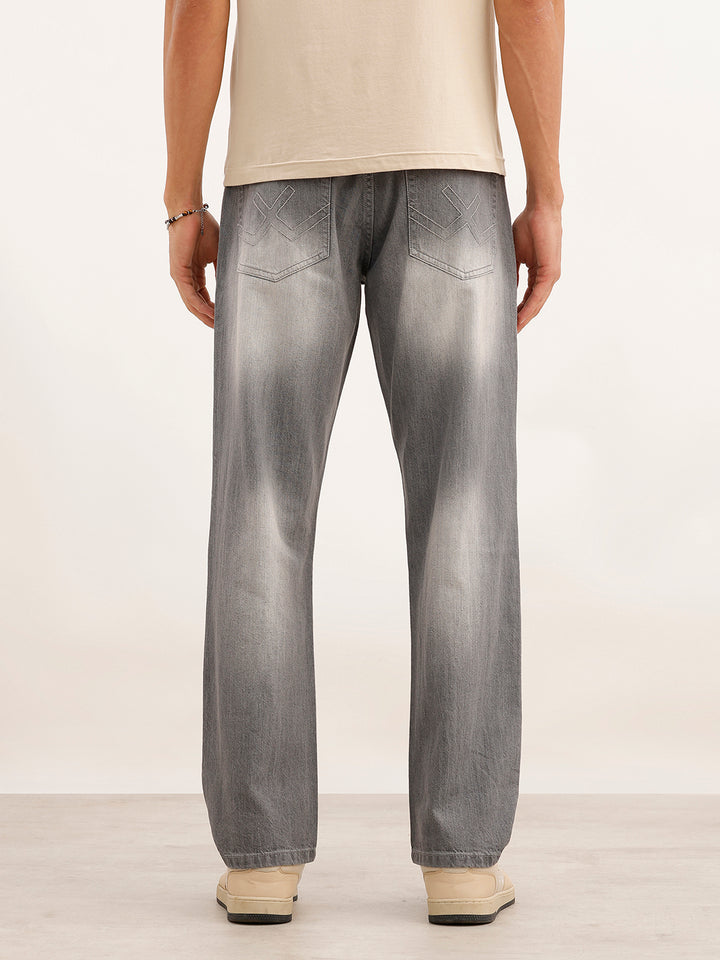 Faded Anti Fit Denim Jeans | Grey