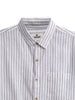 Classic White-Grey Striped Shirt