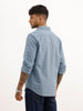 Classic Slim Fit Striped Shirt | Blue
