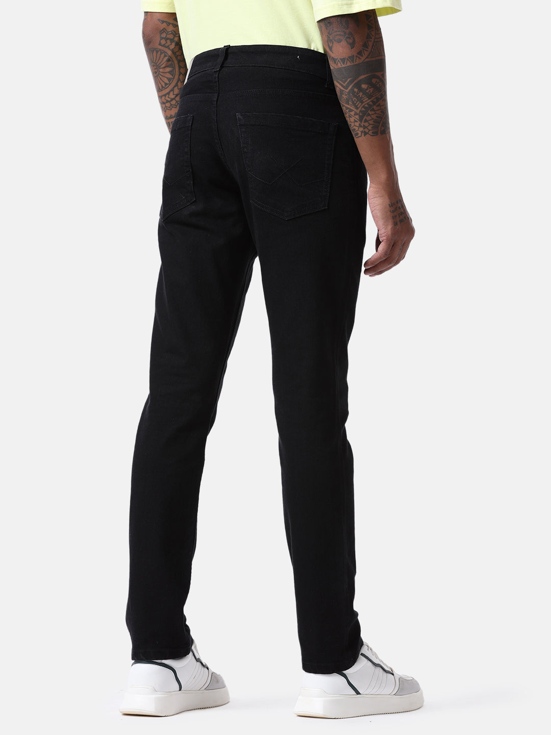 Ace Black Solid Jeans