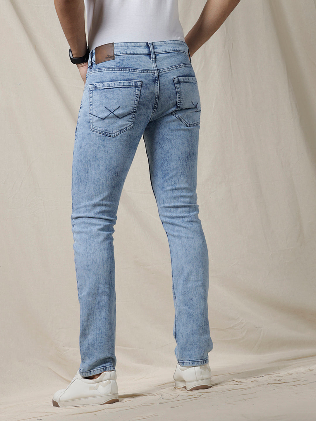 Washed Trend Blue Jeans