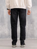 Mild Washed Relaxed Fit Jeans | Black