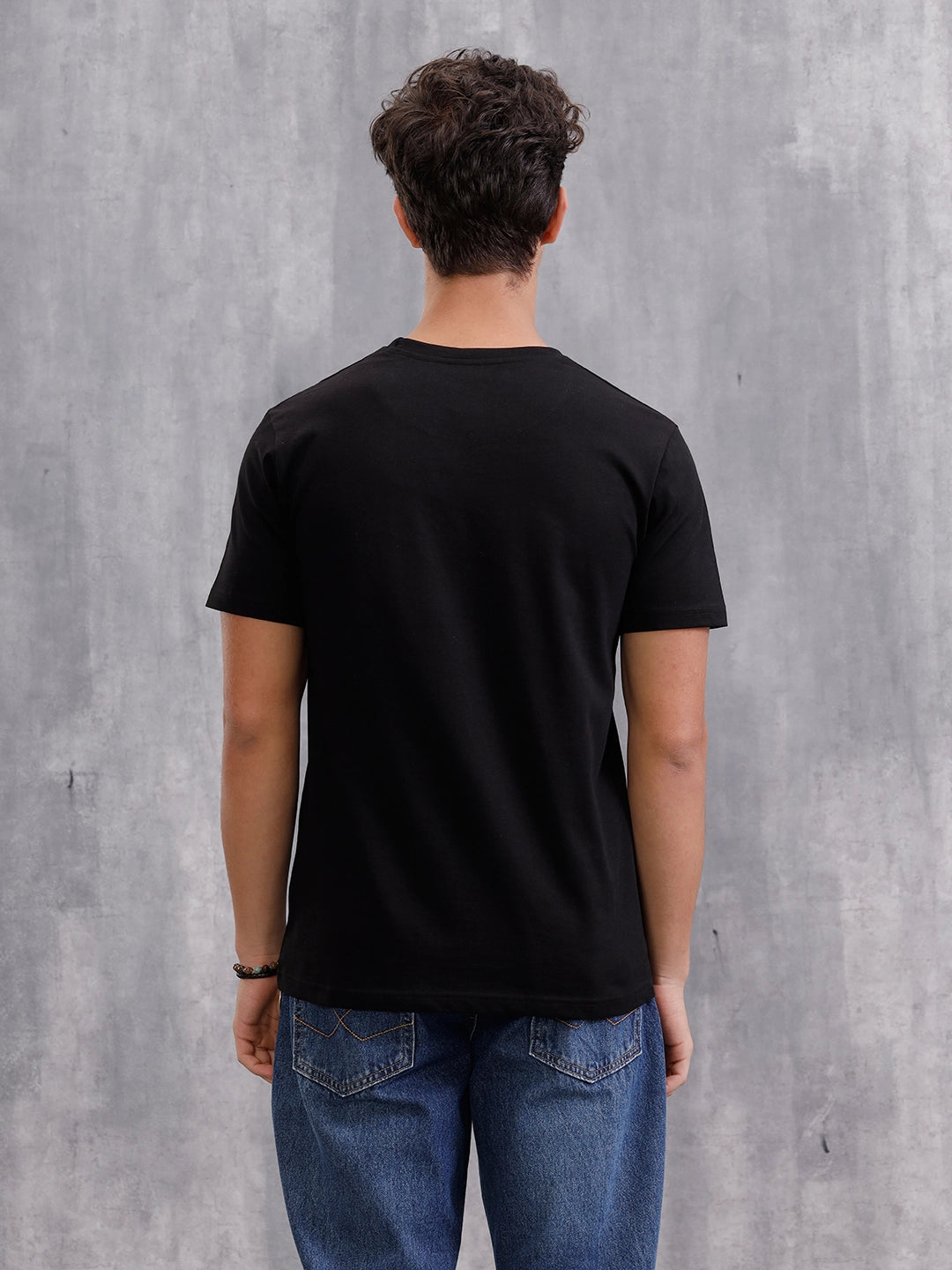 Bandana Printed T-Shirt | Black