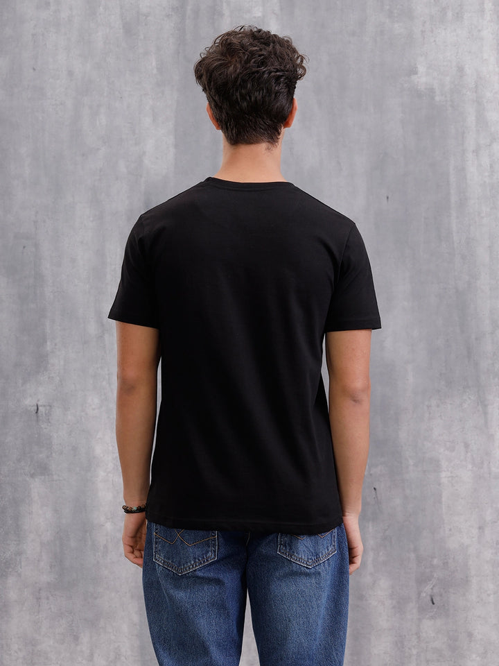 Bandana Printed T-Shirt | Black